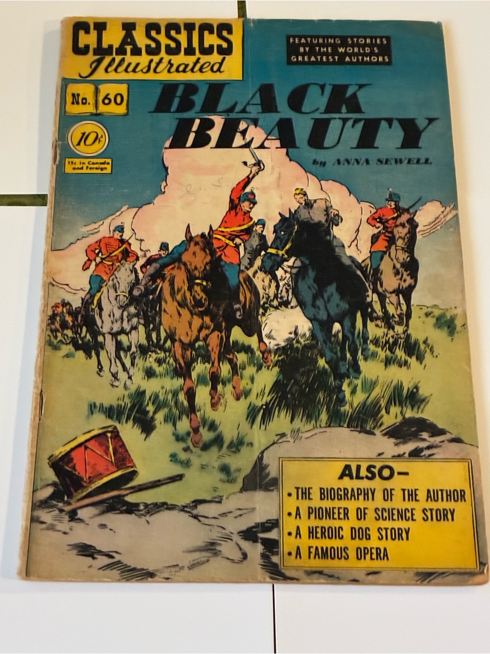 Classics Illustrated No.60 — Black Beauty Illustrated Comic